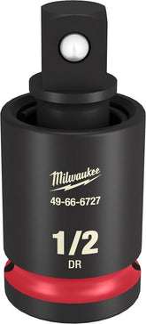 Milwaukee 49-66-6727 Socket Universal Joint, 1/2 in Drive, Impact Drive, 1/2 in Output Drive, Female Output Drive